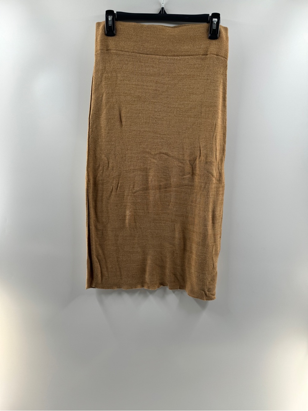 Free People Skyline Brown Textured Midi Skirt – Women's Medium